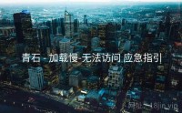 青石 - 加载慢-无法访问 应急指引